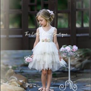 Tulle Flower Girl Dress